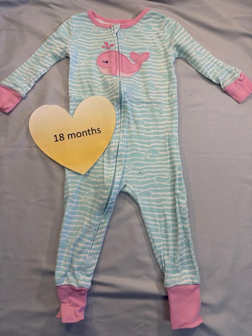 Kids Headquarters - Footless safe sleep onesie pajamas.